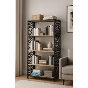 Βιβλιοθήκη "Moroccan Frame" | Μεταλλική Βιβλιοθήκη με Αραβικό Μοτίβο